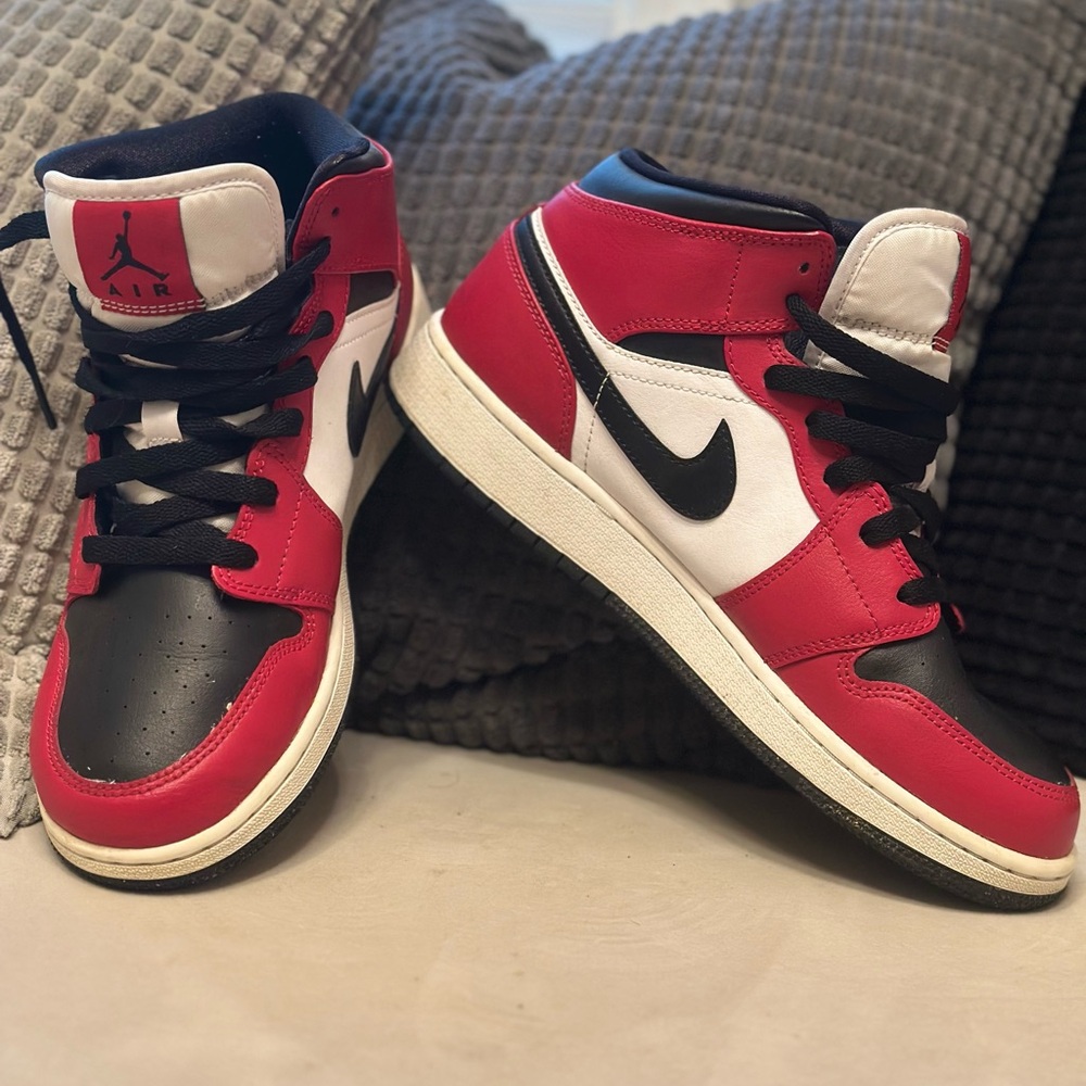 Nike Air Jordan Youth Sneakers - Red, Black, White